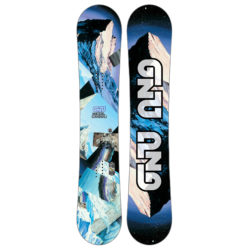 Men's Gnu Snowboards - Gnu Metal Gnuru Midwide Snowboard - All Sizes